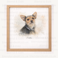 Personalised Watercolour Pet Portrait Print – Custom Pet Artwork