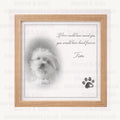 Customised Pet Portrait, Personalised Pet Memorial Print, Luxury Pet Artwork