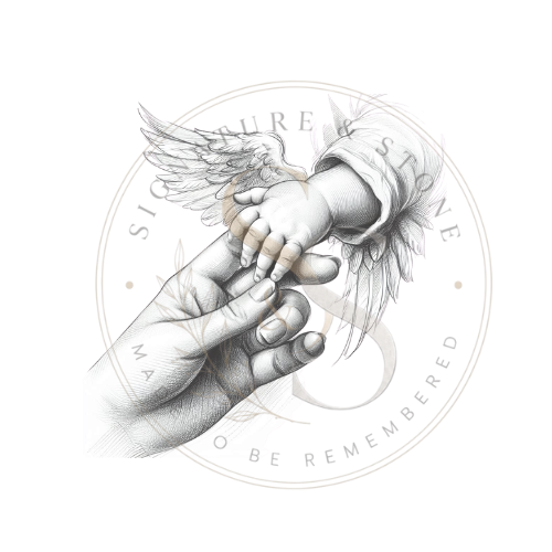 Personalised Forever Loved Baby Memorial Plaque | Angel Baby Wooden Keepsake | Custom Bereavement Gift
