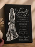 Custom Laser Engraved Prom Canvas | Created From Your Photos