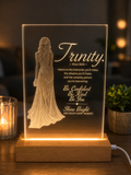 Custom Engraved Prom LED Acrylic Plaque | Created From Your Photos