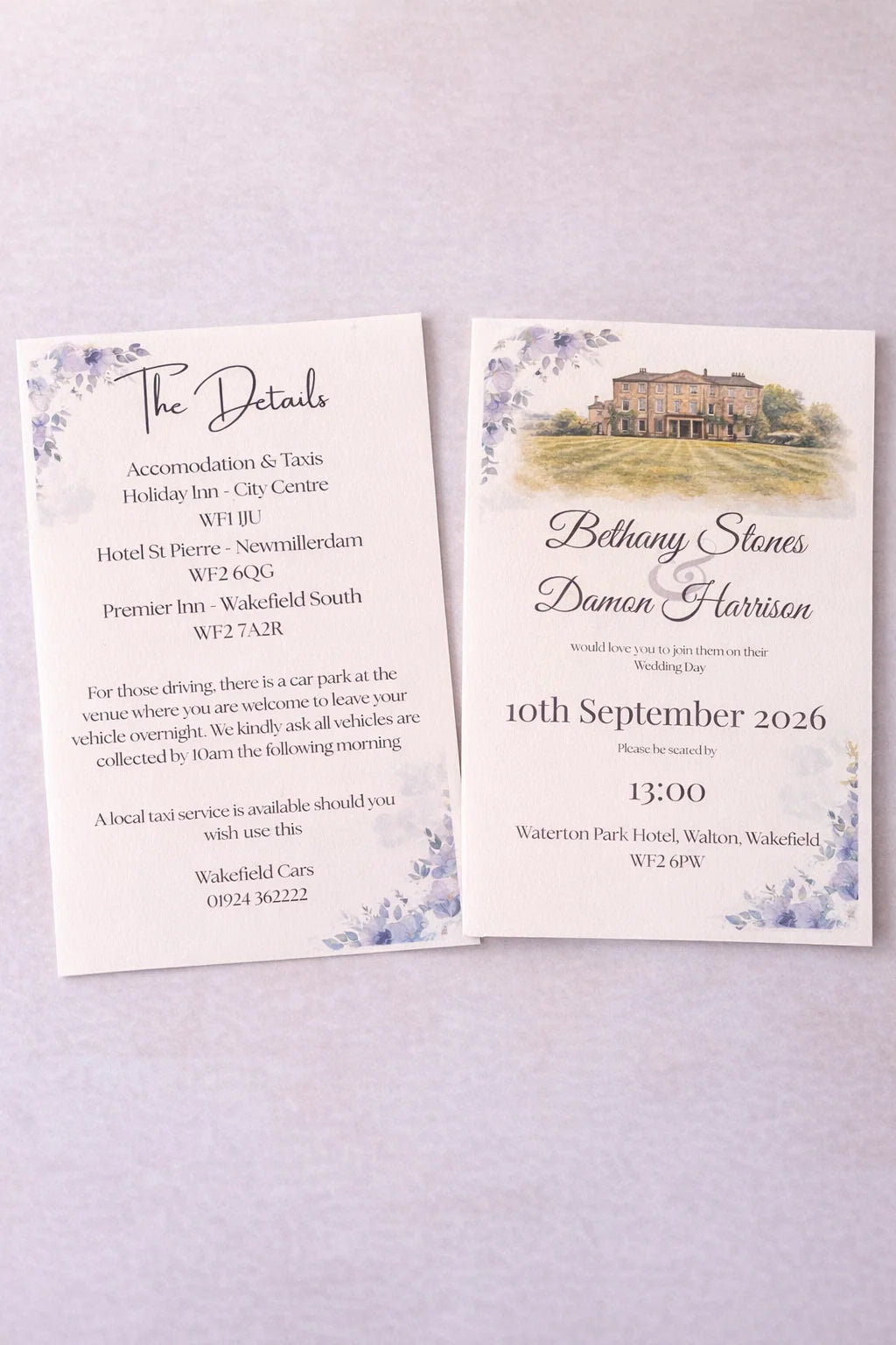 Personalised Wedding Invitations | Custom Designed & Printed Wedding Invites