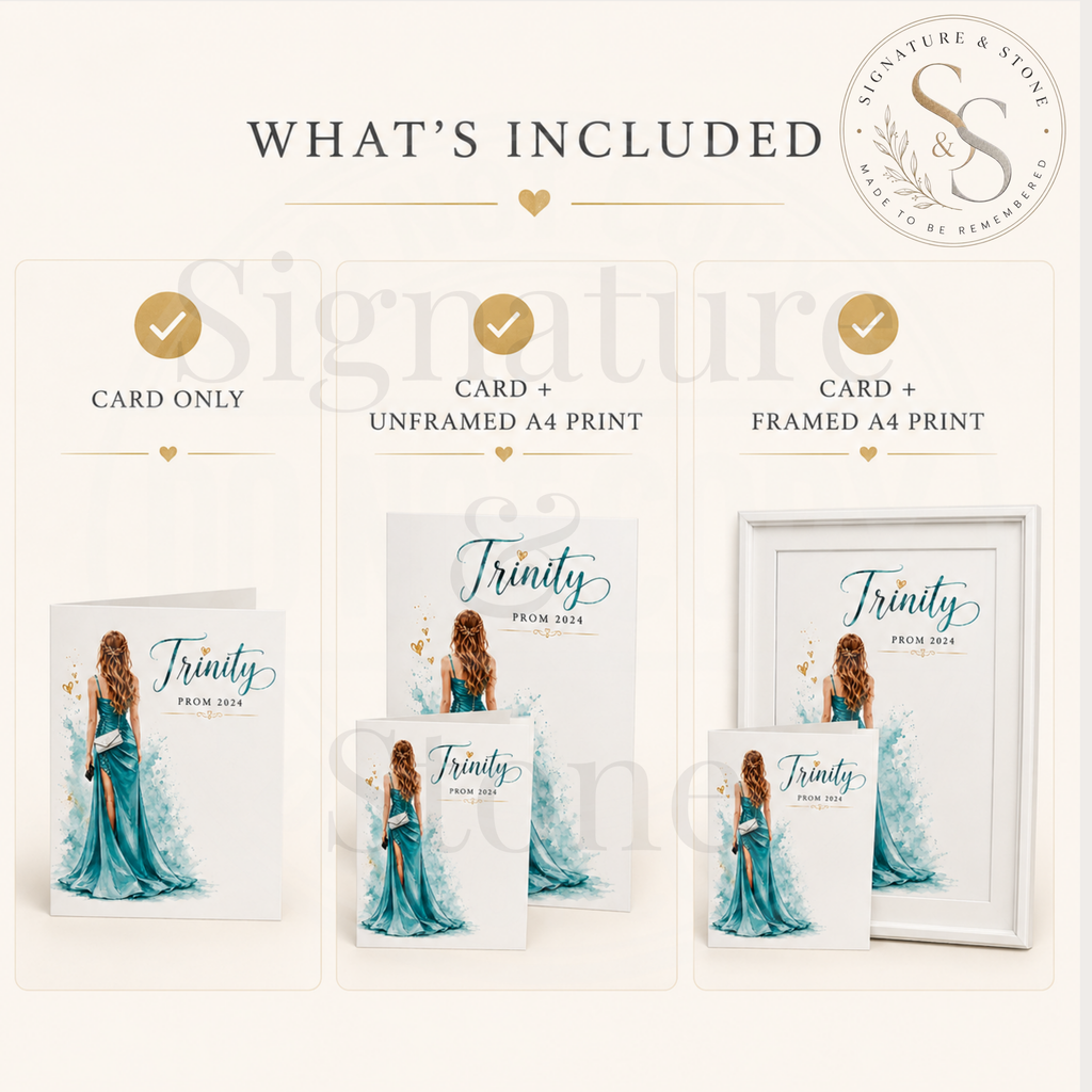 Carte de vœux personnalisée, carte souvenir personnalisée avec impression assortie optionnelle