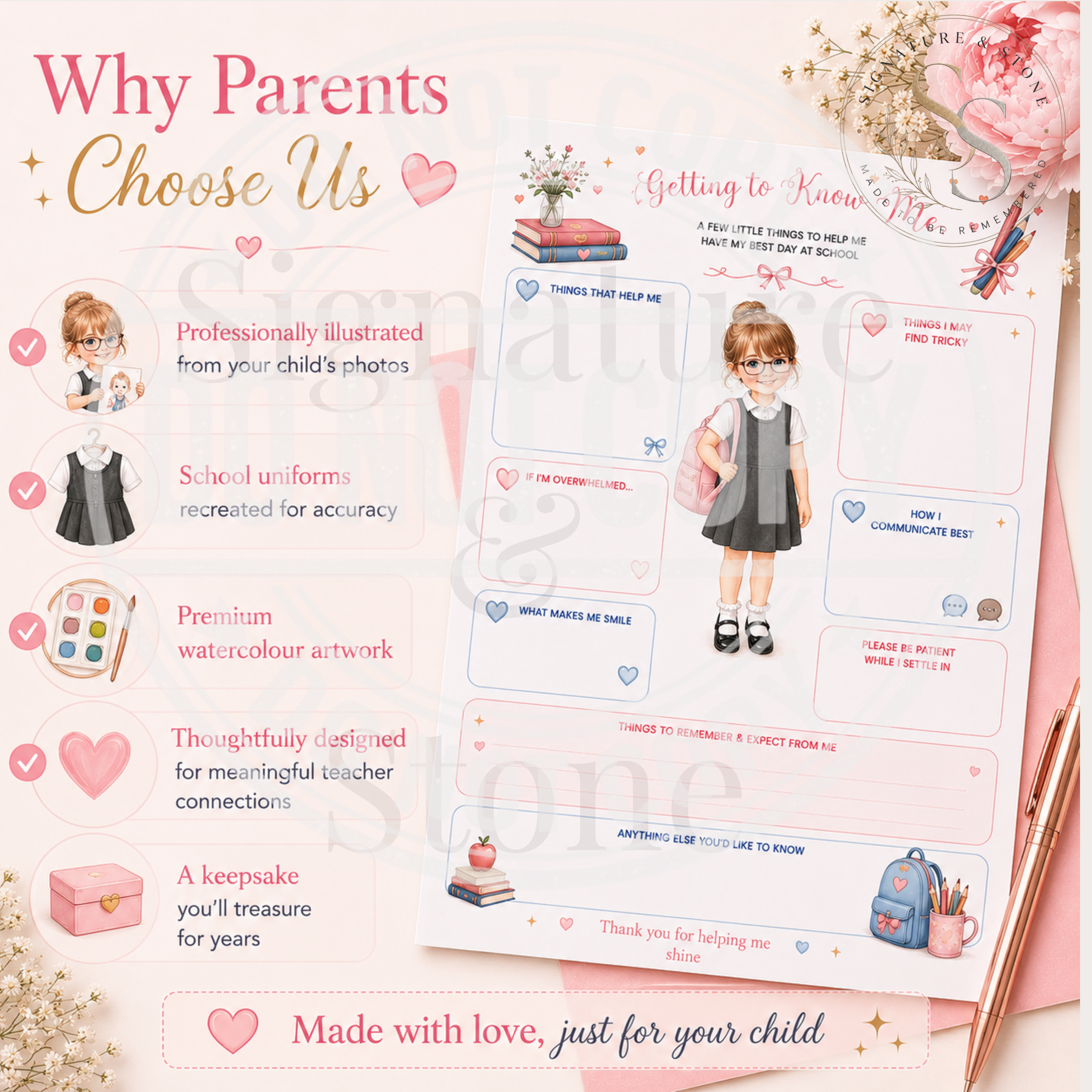 Personalised "Getting To Know Me" School Sheet | Digital Download | Pay What You Can