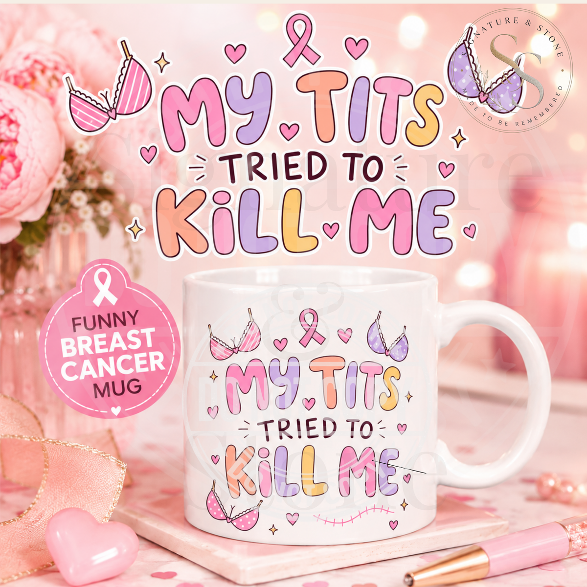 Premium ceramic mug with glossy finish and vibrant print.