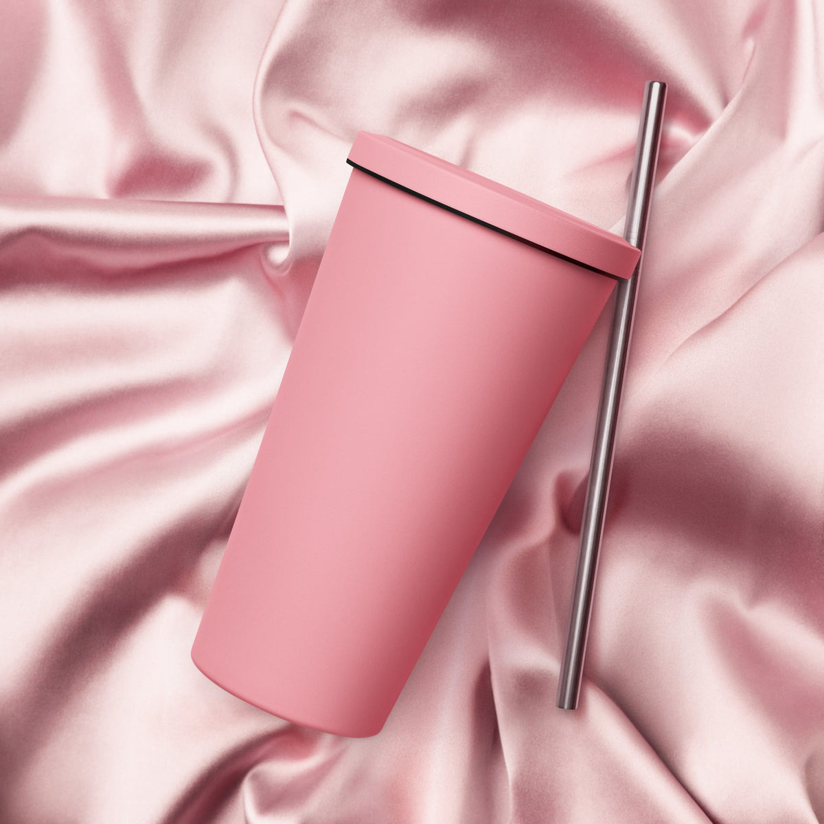 Tough Tits I Survived Breast Cancer 20oz Skinny Tumbler