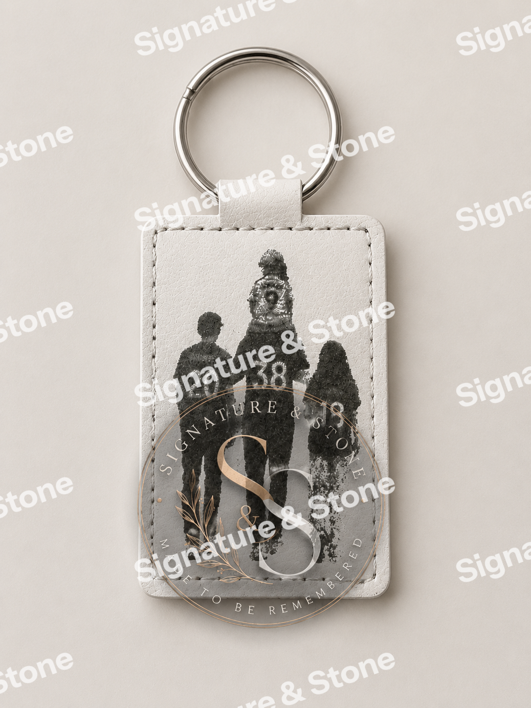 Personalised Football Shirt Leather Keepsake Keyring